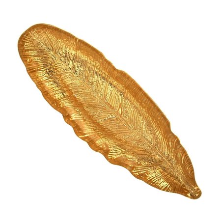 FASTFOOD Swan Antique Small Tray, Gold FA2644099